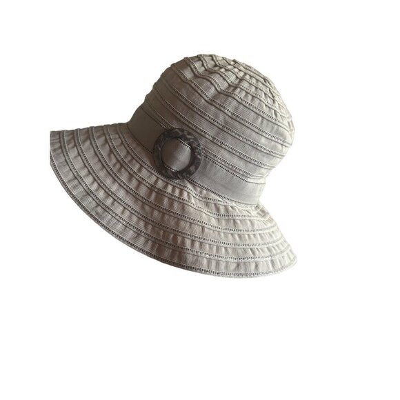 Kooringal Floppy Grosgrain Ribbon Sun Hat One Size Buckle Detail - Picture 1 of 8